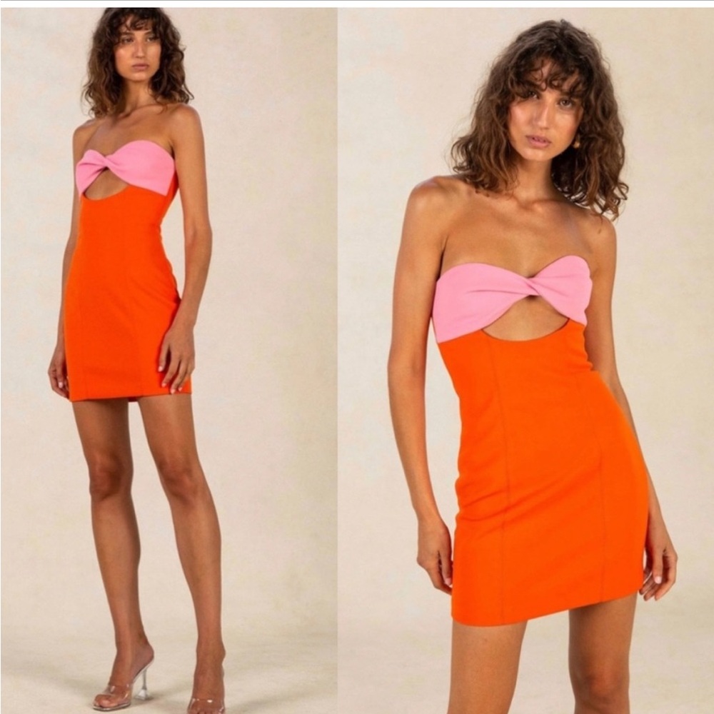 Misha Mikel Two Tone Dress